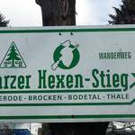 Harzer Hexen-Stieg Wanderin in Deutschland