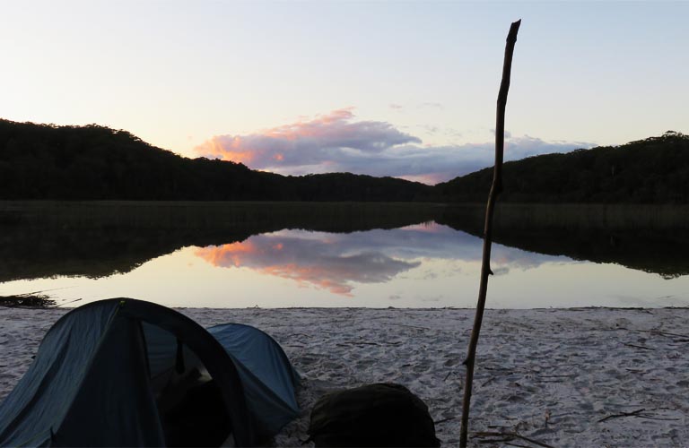 lake-garawongera-fraser-island Trekking Australien