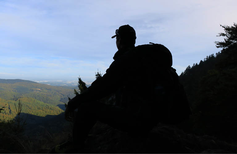 Wandern in Deutschland Rennsteig-hoehenwanderweg-im-thueringer-wald