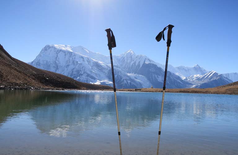 ice lake nepal annapurna round