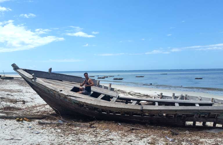 Dau Segelschiff Sansibar Tansania