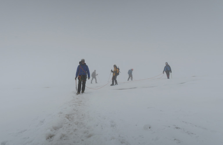 Camp 3 Kasbek Bericht Mount Kazbek Bergsteigen Kaukasus Georgien