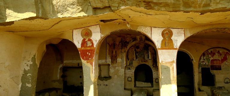 Monastery David Gareja Caves Udabno Georgien Dawit Garedscha