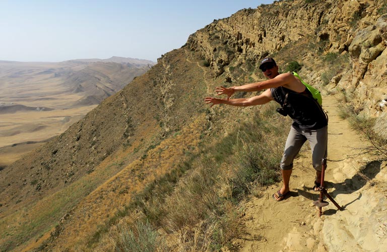 David Gareja Caves Udabno Wandern Georgien Dawit Garedscha