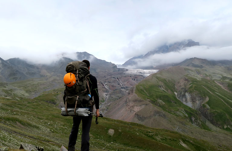 Kasbek Bericht Mount Kazbek Bergsteigen Kaukasus Georgien