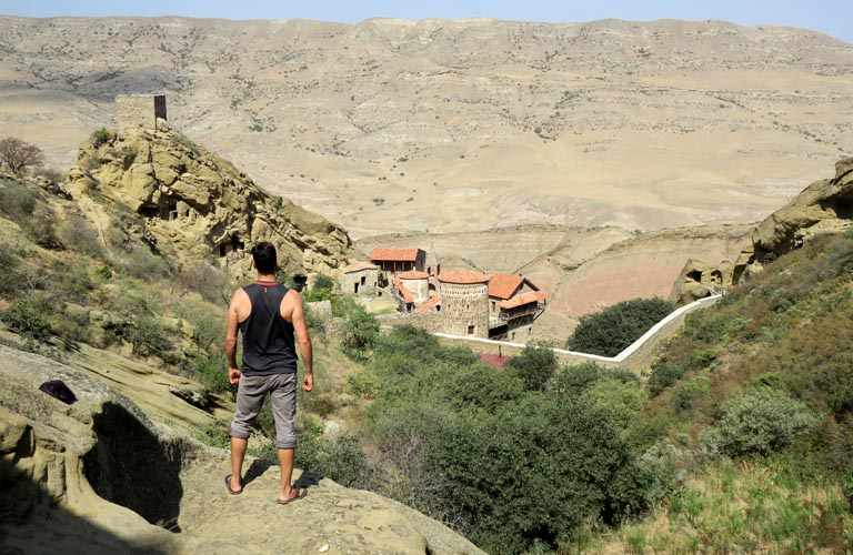 Kloster David Gareja Caves Udabno Georgien Dawit Garedscha