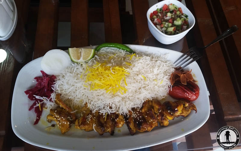 iranisches Essen Kebab Queshm Island Iran Geopark Qeschm Sehenswürdigkeit