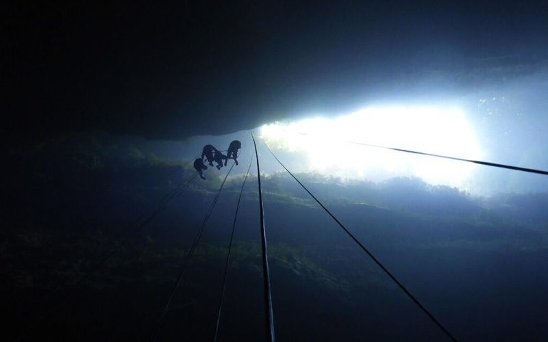 Sehenswürdigkeit Lost World Neuseeland Waitomo Caves Höhlenklettern Reisebericht