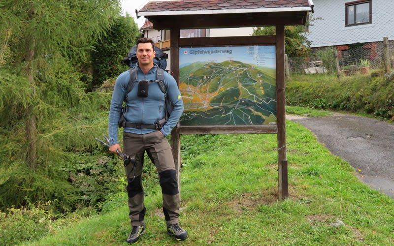 Thüringen Wanderwege Gipfelwanderweg Suhl