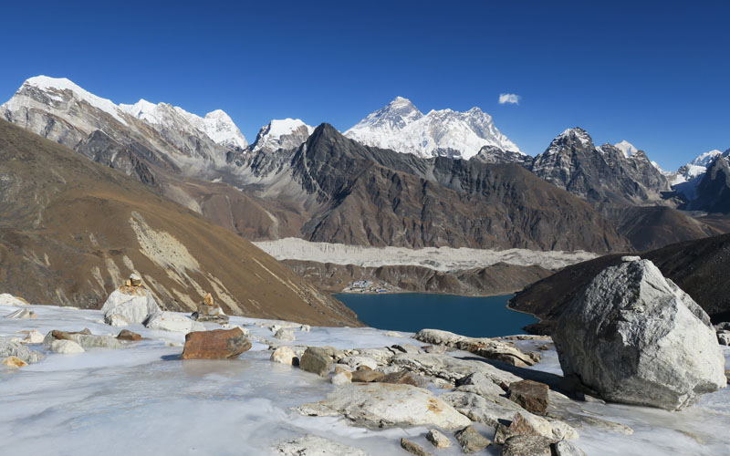 Trekking Himalaja Hubschrauber Fluglärm