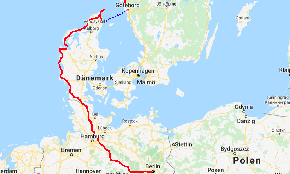Motorradtour Skandinavien