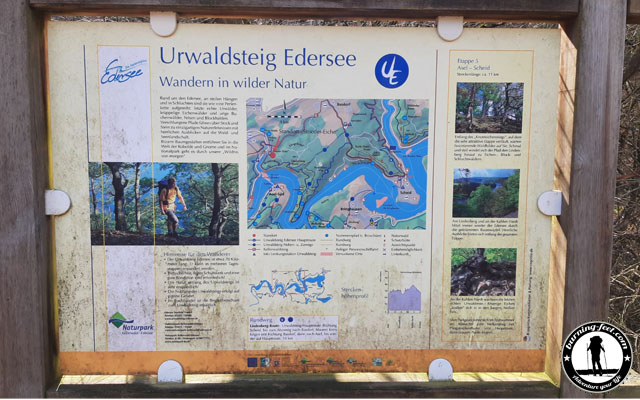 Urwaldsteig Edersee Wanderkarte