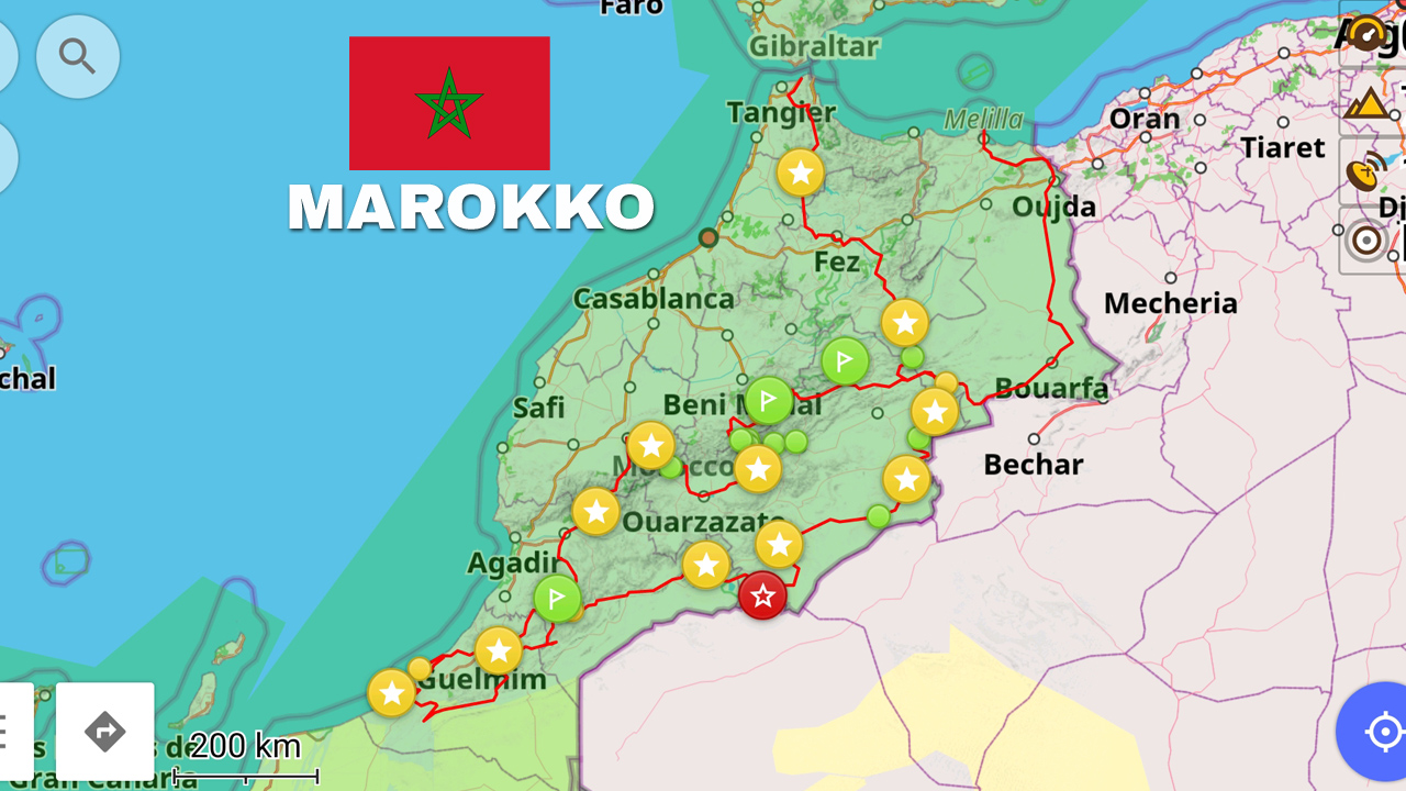 Marokko Motorradreise